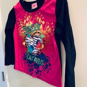 Cute girls pajama top